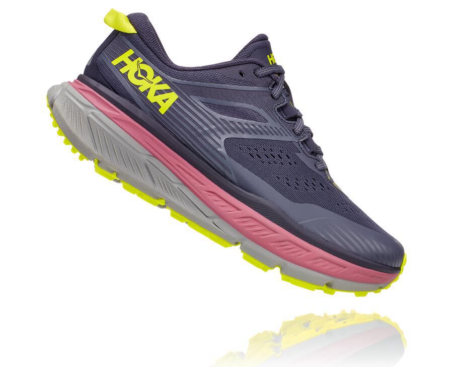 Hoka One One Trail Schoenen Dames - Stinson Atr 6 - Donkerblauw - NA0492876